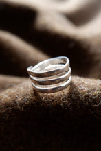Load image into Gallery viewer, Sterling silver Pictish ring from the Norries Law hoard