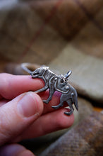 Load image into Gallery viewer, Ardross Pictish Wolf Pendant in Bronze or Sterling Silver