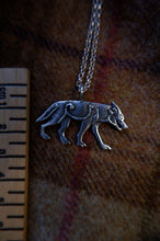 Load image into Gallery viewer, Ardross Pictish Wolf Pendant in Bronze or Sterling Silver