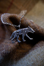 Load image into Gallery viewer, Ardross Pictish Wolf Pendant in Bronze or Sterling Silver