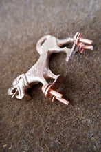 Load image into Gallery viewer, Pictish Dog Figurine in Bronze - Based on a possible helmet crest from Islandbridge Viking burial