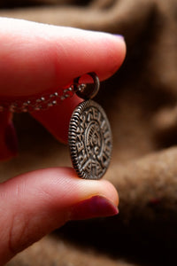 Alfred the Great Hammered Coin Pendant - Smaller Version