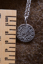 Load image into Gallery viewer, Alfred the Great Hammered Coin Pendant - Smaller Version