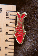 Load image into Gallery viewer, Frankish Fish Brooch in Gold Plated Silver