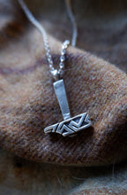 Load image into Gallery viewer, Pictish Key Pattern Hammer Pendant in Sterling Silver