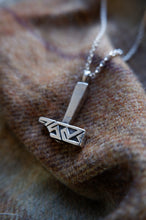 Load image into Gallery viewer, Pictish Key Pattern Hammer Pendant in Sterling Silver
