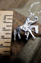Load image into Gallery viewer, Pictish Man on a Horse Pendant in Silver - from the Bullion Stone