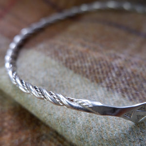 Viking Age Inspired Neck Torc in Sterling Silver