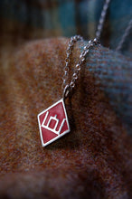 Load image into Gallery viewer, Columns of Gediminas Pendant in Sterling Silver