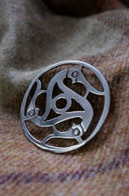Load image into Gallery viewer, Vendel Style Triskellion Pendant in Bronze, Silver, or Gold