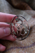 Load image into Gallery viewer, Vendel Style Triskellion Pendant in Bronze, Silver, or Gold