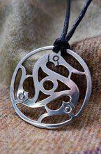 Load image into Gallery viewer, Vendel Style Triskellion Pendant in Bronze, Silver, or Gold