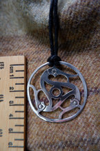 Load image into Gallery viewer, Vendel Style Triskellion Pendant in Bronze, Silver, or Gold