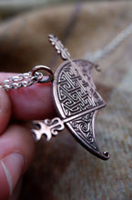 Load image into Gallery viewer, Hilton of Cadboll V-rod and Crescent Pendant in Sterling Silver