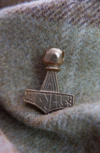 Load image into Gallery viewer, Double sided Mjolnir based on an archeological find from the Danish Island of Lolland
