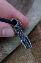 Load image into Gallery viewer, Ödeshög Mjolnir / Thor's Hammer Pendant in Sterling Silver or Bronze