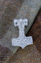 Load image into Gallery viewer, Ödeshög Mjolnir / Thor's Hammer Pendant in Sterling Silver or Bronze
