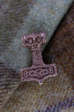 Load image into Gallery viewer, Ödeshög Mjolnir / Thor's Hammer Pendant in Sterling Silver or Bronze