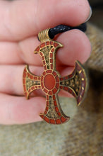 Load image into Gallery viewer, Early Anglo Saxon Trumpington Cross Pendant, Brooch, or Mount
