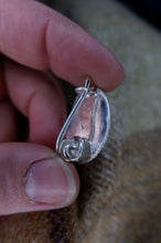 Load image into Gallery viewer, Pictish Brooch with a Swirly Pattern and Enamel - Sterling Silver