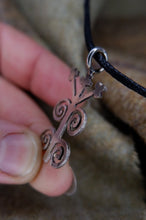 Load image into Gallery viewer, Sterling Silver Pictish Pendant Based on the Rosemarkie Stone Symbol