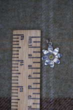 Load image into Gallery viewer, Elven Flower Pendant in Sterling Silver with Citrine