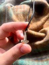 Load image into Gallery viewer, 9ct Gold Mjolnir with Stamp Details - Based on an Artefact Found in Spilsby