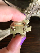 Load image into Gallery viewer, Anglo Saxon Boar Pendant or Brooch with Garnet