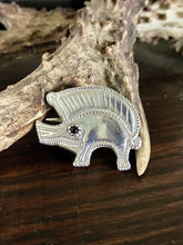Load image into Gallery viewer, Anglo Saxon Boar Pendant or Brooch with Garnet