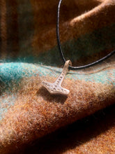 Load image into Gallery viewer, 9ct Gold Mjolnir with Stamp Details - Based on an Artefact Found in Spilsby