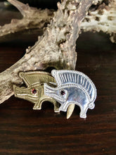 Load image into Gallery viewer, Anglo Saxon Boar Pendant or Brooch with Garnet