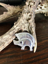 Load image into Gallery viewer, Anglo Saxon Boar Pendant or Brooch with Garnet
