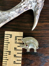 Load image into Gallery viewer, Anglo Saxon Boar Pendant or Brooch with Garnet