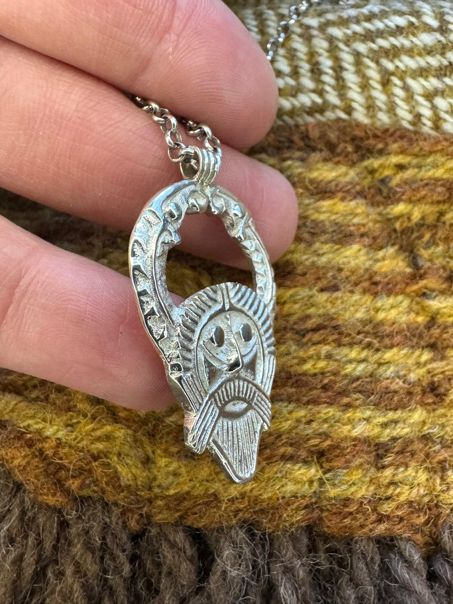 Kings Worthy Woden Head Pendant – Caledonian Forge