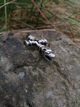 Load image into Gallery viewer, Foss Wolf Cross in Sterling Silver or Bronze