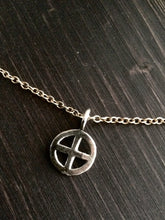 Load image into Gallery viewer, Tiny Sun Cross in Bronze, Silver, or Gold