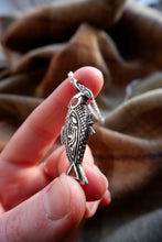 Load image into Gallery viewer, Anglo Saxon Bird Pendant with Enamel - based on find from Kent