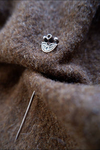 Tiny Norries Law Pictish Hand Pin