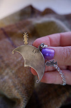 Load image into Gallery viewer, Hilton of Cadboll V-rod and Crescent Pendant in Sterling Silver
