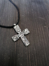Load image into Gallery viewer, Elgin Cross Pendant in Bronze or Sterling Silver
