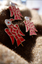 Load image into Gallery viewer, Merovingian Eagle/Raven Brooch in Bronze or Sterling Silver