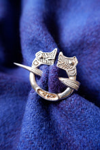 Load image into Gallery viewer, Pictish Dragon Brooch in Sterling Silver