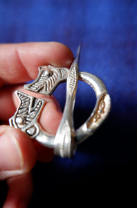 Pictish Dragon Brooch in Sterling Silver