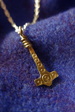 Load image into Gallery viewer, Anglo Saxon Thunor Hammer / Thors hammer/ Mjolnir. Available in gold, silver or bronze (2023 Version)