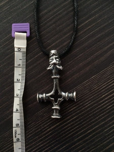 Icelandic Wolf Cross in Sterling Silver or Bronze