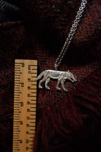 Load image into Gallery viewer, Large Ardross Pictish Wolf Pendant in Silver