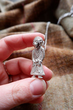 Load image into Gallery viewer, Revninge Valkyrie / Freya Viking Pendant in Silver, Bronze, or Gold Plated