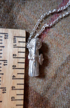 Load image into Gallery viewer, Harby Viking Valkyrie Pendant in Silver, Bronze, or Gold Plated