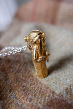 Load image into Gallery viewer, Harby Viking Valkyrie Pendant in Silver, Bronze, or Gold Plated