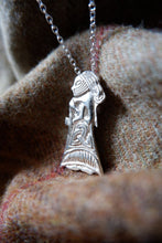 Load image into Gallery viewer, Tissø Viking Valkyrie Pendant in Silver or Gold Plated